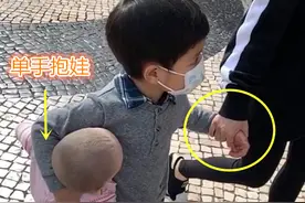 儿子催妈妈生二胎，宝妈用“假妹妹”应付，网友：生个真的吧图片