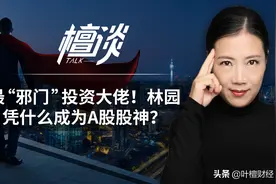 叶檀：最“邪门”投资大佬！林园 凭什么成为A股股神？图片