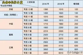 事业单位专业技术岗位2021年工资普调标准预测图片