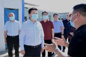 米东区委书记张峻祥在三道坝镇、羊毛工镇调研图片