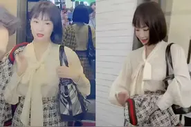陶虹只是剪了一款波波头，整个人都年轻了不少，换对发型太重要了图片