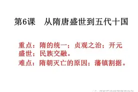 新教材高中历史必修《中外历史纲要》（上）第六课课件图片
