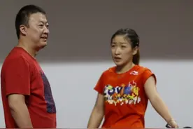 帮刘诗雯打破魔咒后，金牌教练马琳又立功，助力陈梦打破魔咒图片