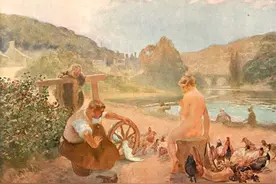 Gaston Latouche 朦胧的黄色梦境图片