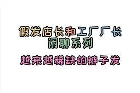 假发店长和假发厂长闲聊系列——越来越稀缺的辫子发图片