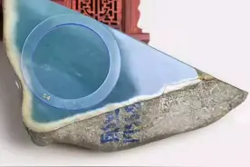 一块莫西沙翡翠原石做出冰润靓丽的蓝晴手镯（学习篇）图片