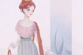 当迪士尼公主穿上汉服，个个仙气飘飘，艾莎撑伞的样子绝世而独立图片