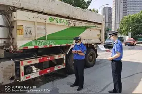 石家庄藁城区开展渣土运输检查图片
