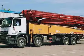 49米泵车，240万拿下！目前已经打了6万方图片