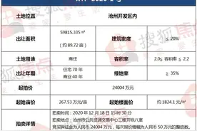 沧州市区约90亩商住用地2.4亿起拍 全安置 开发区人居焕新图片