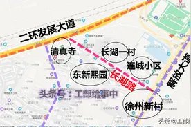 <武汉城建>棚改拆迁，长湖路（发展大道～解放大道）开建图片
