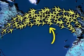 大西洋上空的“高速公路”为何会成为所有飞机的必经之路？图片
