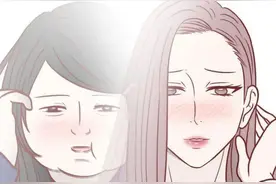 《人性漫画》整容女图片