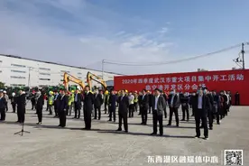 总投资逾百亿！武汉临空港10个项目集中开工图片