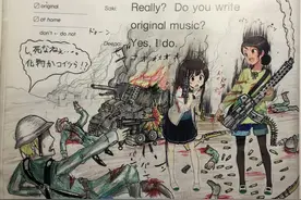 这些学生创造力惊人，小学课本涂鸦正确玩法图片