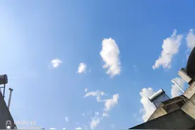 晴天，白云，阳光图片