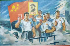 《战斗在北部湾上》文革精品连环画，名家绘画，绘画十分精美图片