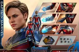 这回发型变好了？Hottoys公布《复仇者联盟4》惊奇队长图片