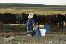 一个牧家女的草原生活图片