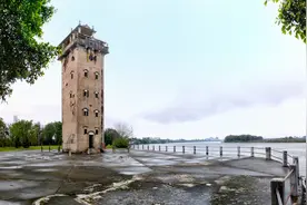 寻访开平南楼，曾遭日寇炮轰，七烈士8天7夜顽强抵抗日寇侵略图片