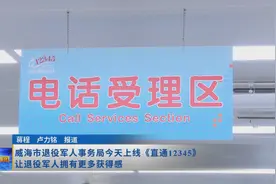 威海市退役军人事务局今天上线《直通12345》图片