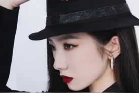 火箭少女酷炫西服个性潮流写真图片