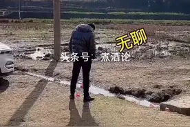 过年期间，外地女婿的统一姿势火了：百无聊赖，独自徘徊图片