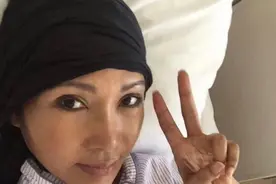女星张咪抗癌成功！煎熬300多天战胜病魔，近照身材消瘦长发消失图片