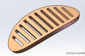 随形阵列和折弯——Solid works三维建模图片