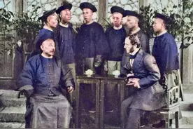 1857-1859年英国人拍摄的广州总督府照片图片