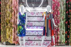 intertextile秋冬展 | 浙江红绿蓝：中高端女装印花面料供应商图片