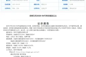 徐州新城区网红地块规划公示！打造1044套住宅图片