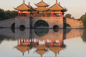 来看看美丽的扬州瘦西湖五亭桥吧图片