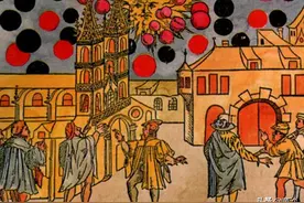 外星人400年前在地球大空战？1561年4月15日纽伦堡出现不明飞行物图片