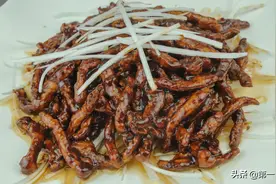京酱肉丝家庭做法，食材简单又易学，酱香浓郁，新手一学就会图片