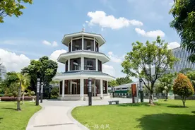 广州免费开放的美丽小岛，地铁穿岛而过，路上几乎没有汽车和行人图片