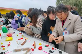 延大学生走近“面花” 领略洛川“非遗”魅力图片