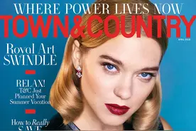 碟中谍女主 蕾雅·赛杜 Léa Seydoux Town & Country April 2020图片