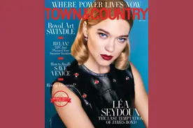 碟中谍女主 蕾雅·赛杜 Léa Seydoux Town & Country April 2020图片