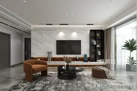 120平四室两厅现代简约风装修，回归幸福纯粹生活图片