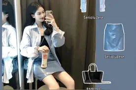 zara又出新款了，细闪皮裙显腿细，梨形身材的福音图片