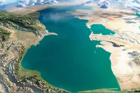 里海是一个不连接外海的内陆湖，可为何会有大量船只在里面行驶图片