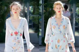 看一眼就爱上的长裙，唯美花仙子图片