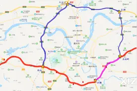 广龙高速的几个立交互通梗图片