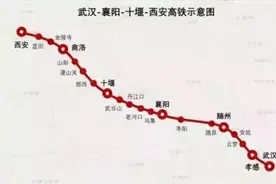 西十高铁线本来是过商洛的直线，怎么冒出来了合康曲线？图片