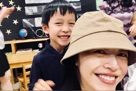 有种“选择遗传”是姚晨的儿女，哥哥大嘴像妈妈，妹妹美得精致图片