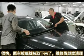 用车日常：一次高速被石子击碎玻璃的快速出险理赔经历图片