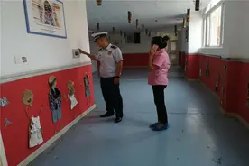 盘州消防深入辖区幼儿园开展开学前消防安全检查图片