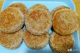 老北京麻酱烧饼的家常做法，层层酥脆麻酱味浓，配方比例详细讲解图片