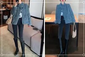 冬天穿紧身裤怎么搭配衣服？跟着这样穿时尚又大气图片